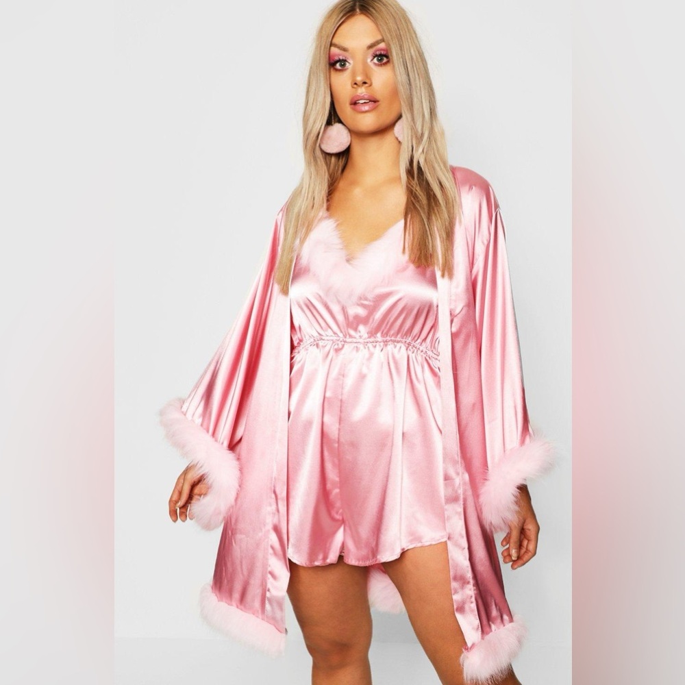 2pc Gemma Collins Set: Robe & Romper